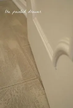 نحوه ایجاد نمای کف سنگ از مشمع کف اتاق قدیمی