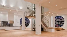 پنت هاوس مدرن با پنجره های ساعت بزرگ - آپارتمان برج ساعت - الهام بخش عالی برای طراحی ساختمان شما - ایده های طراحی خانه ، ساختمان ، مبلمان و داخلی