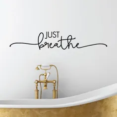 به نقل از دیوار Just Breathe Bathroom Spa Salon سرویس بهداشتی دستشویی |  اتسی
