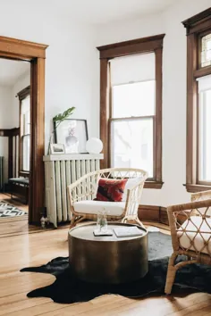 خانه الیوت: یک دوبلکس 100 ساله به یک Airbnb تازه بازسازی شده تبدیل می شود - Wit & Delight |  طراحی زندگی خوش زندگی