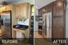 عکس های قبل و بعد از آشپزخانه Sue & Russell