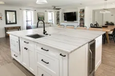 آشپزخانه کوارتزیت سفید Giotto |  سنگهای اولیه® گرانیت ، کوارتز ، سنگ مرمر ، کوارتزیت
