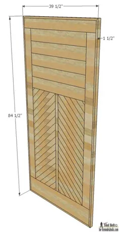 نحوه ساخت درب انبار چوب شورون