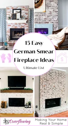 15 ایده منحصر به فرد شومینه اسمیر آلمانی برای ساختن خودتان