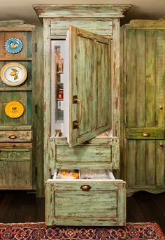 کابینت آشپزخانه سفارشی از چوب جامد - La Puerta Originals