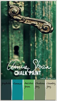 کتاب و پالت های رنگی Annie Sloan Swatch