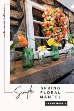 یک مانتوی گل ساده بهاری - مدرن در Monticello
