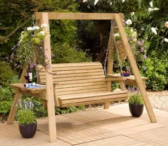 تاب جذاب و ساده باغ چوبی - Decoist