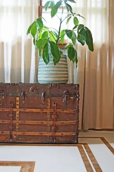 10 ایده Vintage Steamer Trunk - زندگی در شهر و کشور