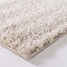 فرش بلغور جو دوسر 5 'x 8' Soft Solid Shag |  فرش های الکترونیکی
