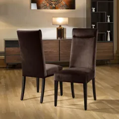 لوکس ساخته شده به سفارش صندلی ناهار خوری Quatropi Premium High X2 Velvet