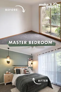 اتاق خواب اصلی قبل و بعد از قبل