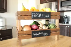جعبه های میوه ای انباشته DIY و سری جدید: 30 دلار پنجشنبه - کلبه دانه چوب