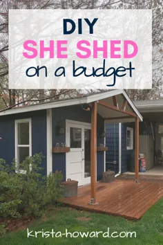 ساخت یک DIY She-Shed با بودجه