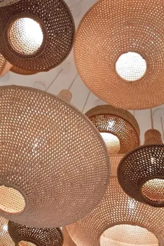 Hamimi Artisan Crochet Lamps در محل در بوتیک Camilla در ملبورن