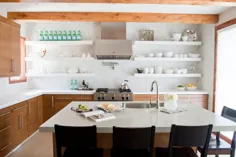 کابینت های آشپزخانه روکش - معاصر - آشپزخانه - طراحی داخلی آلیس لین