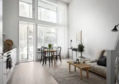 〚Небольшая Белая квартира با آنترسول و سوبستنيخ وودوم (35 كيلوگرم)〛 ◾ عکس ◾ ایدئیز دیزاین
