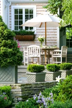 باغ به سبک Nantucket دوریس اسلیک در وارسون وودز