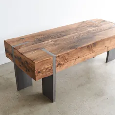 میز قهوه چوبی مدرن اصلاح شده - آنچه ما می سازیم