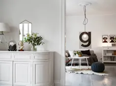 مدرن کلاسیک و اواسط قرن در یک خانه دنج سوئدی ترکیب شده است - طراحی COCO LAPINE