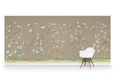 جینان شن |  نقاشی دیواری Chinoiserie |  پنل های نقاشی دیواری |  MuralSources.com