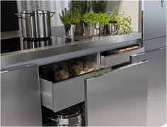 طراحی آشپزخانه مدرن ، شاهکارهای ساده و براق برای فضای داخلی آشپزخانه معاصر