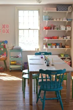 5 اتاق هنر و صنایع دستی خلاق برای کودکان
