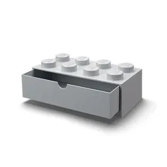 کشوهای ذخیره سازی رومیزی غول پیکر LEGO - بزرگ - خاکستری