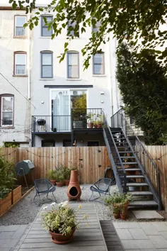 راه حل های پایدار: یک باغ مدرن برای یک خانه تاریخی در بروکلین - گاردنیستا