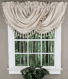 Floral Luster Curtain Valance - آجر - مد خانه در لورین - کالس های کشور