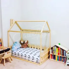 تختخواب کودک تخت کودک نوپا خانه تختخواب داخلی اتاق خواب |  اتسی