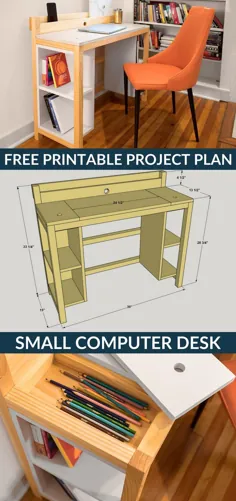 میز کامپیوتر کوچک |  ابزار Kreg