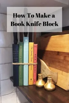 آموزش بلوک چاقو کتاب DIY