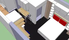 مشاهده تغییرات حداکثر ذخیره سازی IKEA در یک آپارتمان استودیویی 300 متری در برانکس
