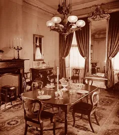 Merchant House داخلی NYC 1870's