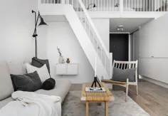 apartment آپارتمان سفید کوچک با میزانسن و ورودی مخصوص به خود (35 متر مربع) ◾ ◾ عکس ها ◾Ideas◾ Design