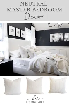 بالش های پرتاب کننده سفید فوق العاده دنج برای اتاق خواب شما