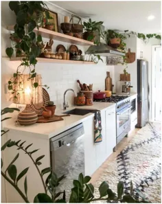 35 ایده زیبا برای تزئین آشپزخانه به سبک بوهمیایی