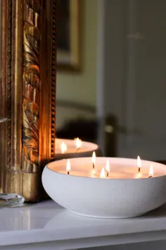 زندگی راحت - شمع های خنثی برای خانه مینیمال زمستانی.