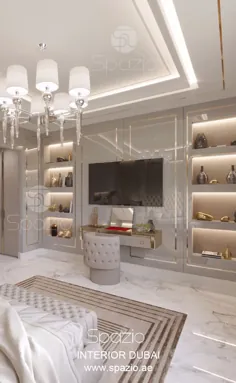 طراحی داخلی اتاق خواب مستر لوکس در دبی |  2020