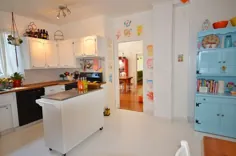 حلولوجا ، من دیگر از آشپزخانه متنفر نیستم !!!  با نام مستعار نقاشی کف اتاق مشمع کف اتاق