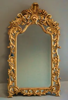 آینه بزرگ گیلت وود ایتالیایی در اواسط قرن نوزدهم