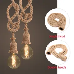 طناب سیم برق طناب Vintage برای چراغ آویز لامپ آویز لامپ ادیسون DIY E27 |  eBay