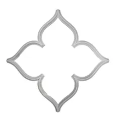 43 "(On Diagonal) x 1-1 / 2" (Relief) - Transitional Open Gothic Tracery - [مواد گچ]
