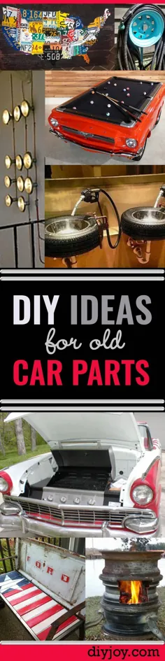 23 DIY ساخته شده از قطعات اتومبیل بالابر قدیمی