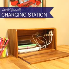 ایستگاه شارژ DIY - سازماندهی دیوانه و آسان