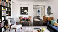 گشت و گذار در آپارتمان طراحی مجدد Prewar نیویورک