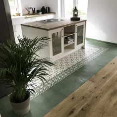 Zementfliesen in der Küche 2021 |  Mosáico Zementfliesen