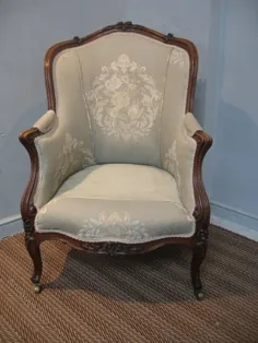 صندلی بازوی جذاب سبک فرانسوی بلوط