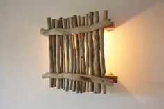 چراغ Driftwood - 69 ایده DIY ، الهام و موارد دیگر